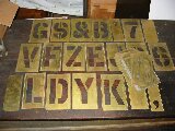brass stencils set